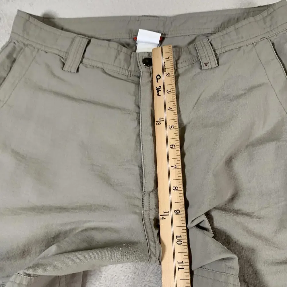 The North Face Men’s Nylon Hiking Pants Size 32‎ Beige Utility Outdoor Trail